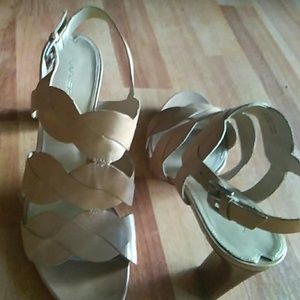 VIa Spiga brown 3inch high heel shoes size 10